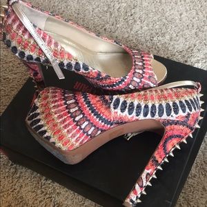 Wild Pair Spiked Platform heels